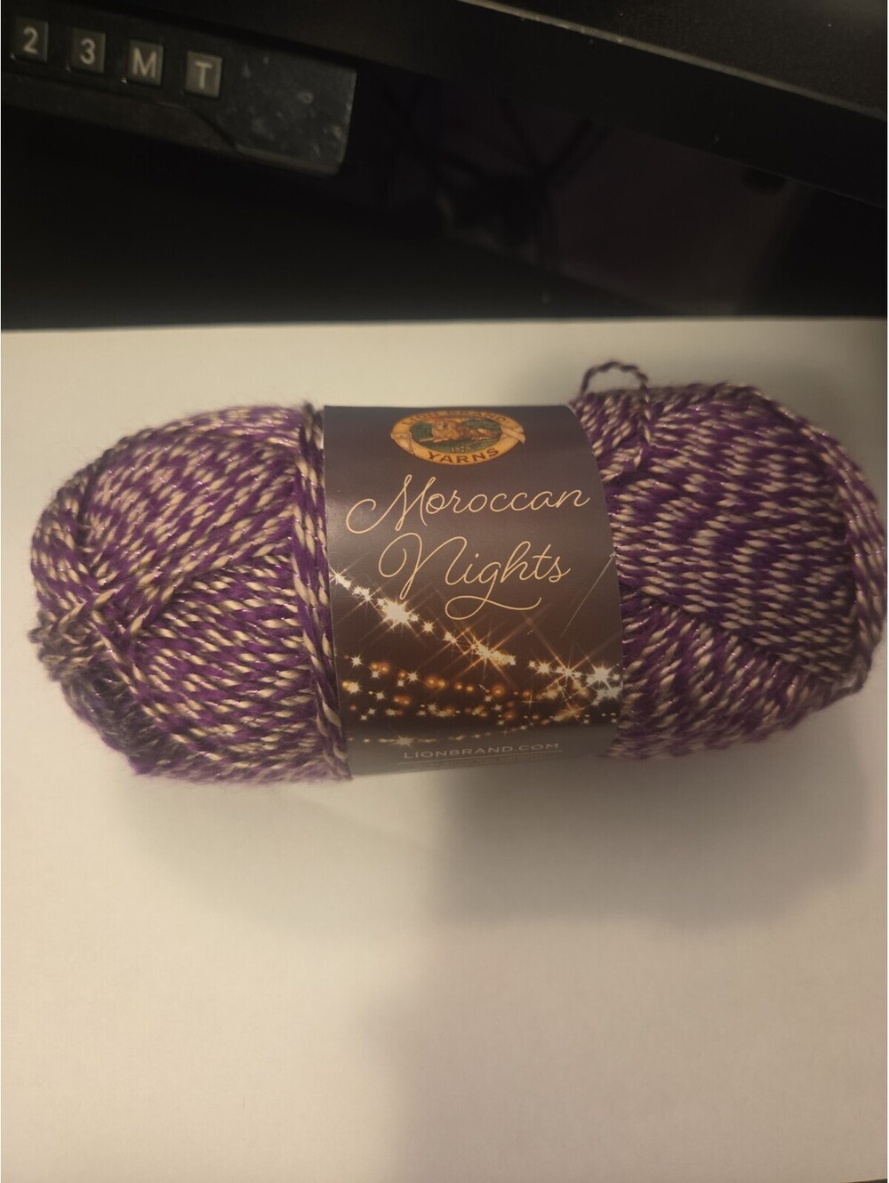 Lot of 4 Lion Brand yarns - Moroccan Nights Palace 3.5 oz 273 yds New Same Lot